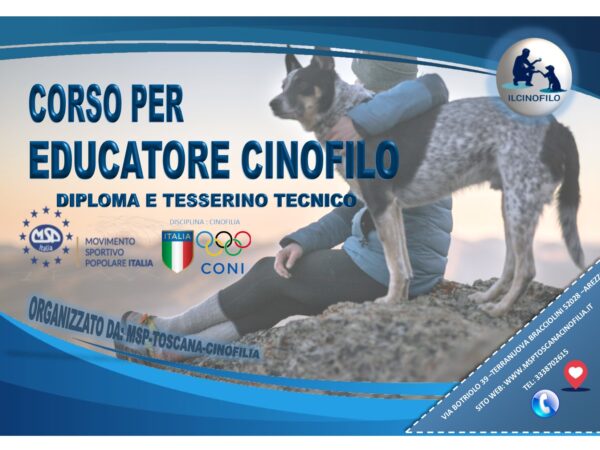 CORSO PER EDUCATORE CINOFILO-TOSCANA